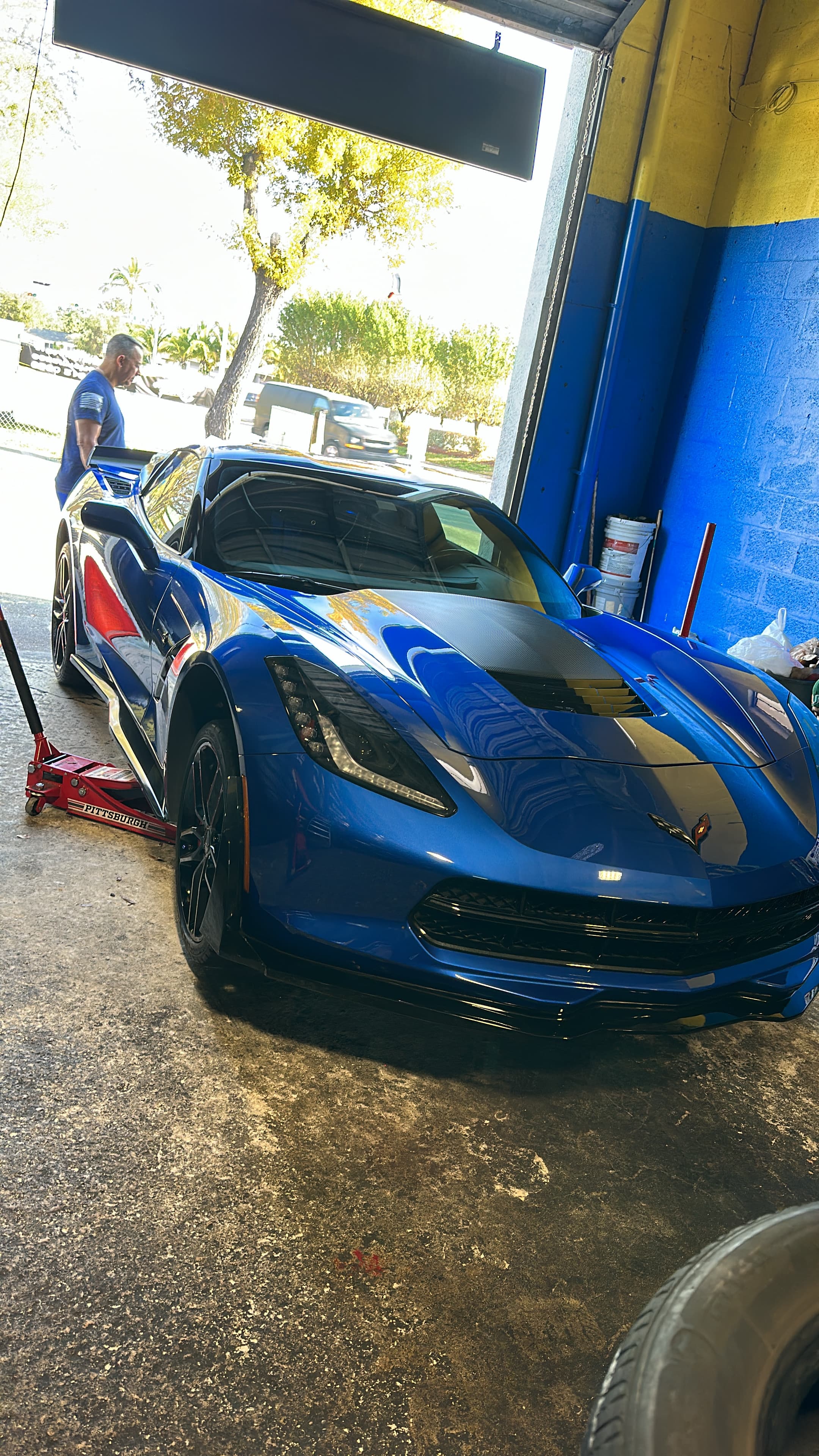 Blue Corvette Performance Service